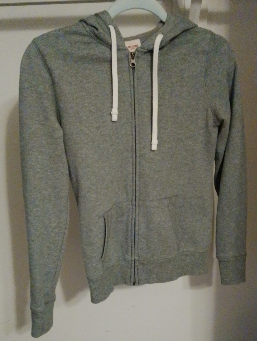 Mossimo Supply Co. Kids, gray zip-up hoodie.